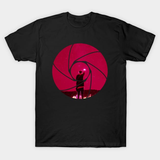 Photophile Crimson Night Sky T-Shirt by Photophile